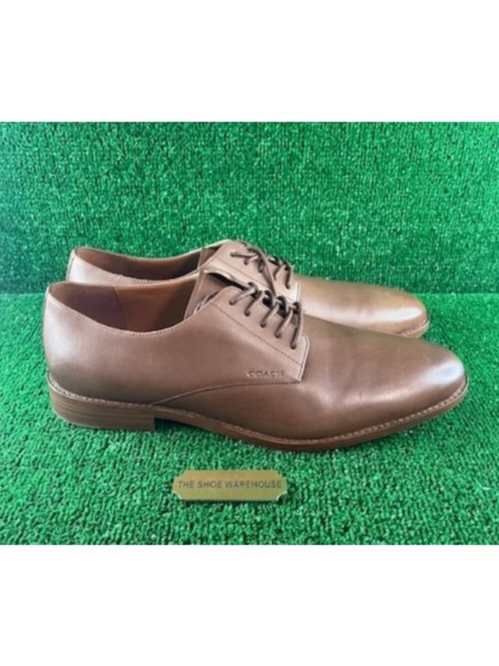 Men's COACH Dress shoes Formal Casual Work Lace-Up Leather Shoes CP813 Size 13 D